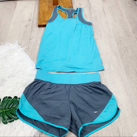 Crane Tops - Crane 2 Piece Athletic Wear Shirt Shorts Set 3154 Crane Tops - Crane 2 Piece Athletic Wear Shirt Shorts Set 3154